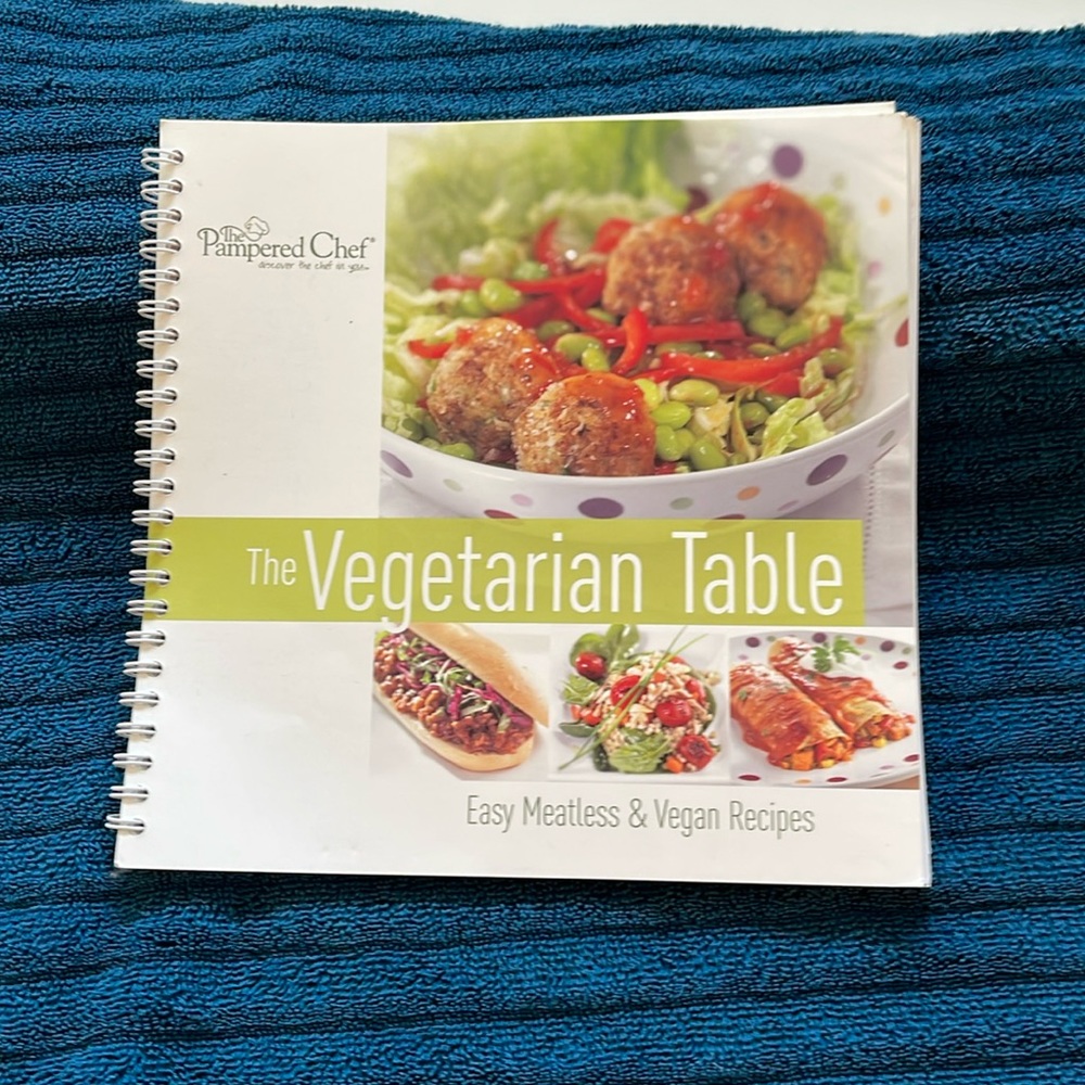 The Pampered Chef Vegetarian Table cookbook